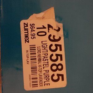 Ripndip high top purple cat shoes size 10